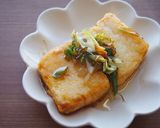 甘いネギたっぷり！カリカリ豆腐ステーキ！作り方5写真
