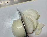 スーパーの赤い麺で作る我が家のナポリタン作り方1写真