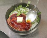 ビギナーズコンビーフハンバーグ丼作り方6写真