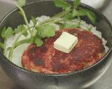 ビギナーズコンビーフハンバーグ丼作り方5写真