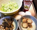 キャベツと玉子の炒め物作り方1写真