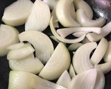 羊スライスと玉ねぎ焼き作り方2写真