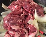 羊スライスと玉ねぎ焼き作り方6写真