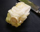 簡単！キャベツの芯☆和風ハンバーグ作り方1写真