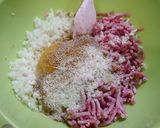 簡単！キャベツの芯☆和風ハンバーグ作り方2写真