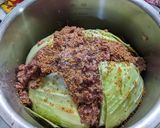 ホットクックでキャベツ丸ごとコンビーフ作り方3写真