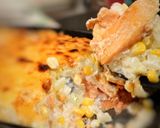 相性抜群！鮭のマヨチーズコーン焼き作り方5写真