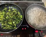 大根の葉炒め&糸こんにゃく作り方4写真