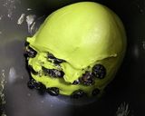 ほんのり甘い抹茶と黒豆甘納豆のパン作り方2写真