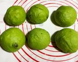 ほんのり甘い抹茶と黒豆甘納豆のパン作り方4写真