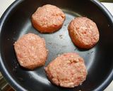 簡単！キャベツの芯☆和風ハンバーグ作り方3写真