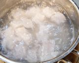 尾長マグロのプルーン酢角煮。作り方2写真