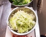 タップリねぎとキャベツのクタクタ豚肉炒め作り方1写真