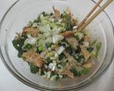 旨い☆蒸し鶏とピーマンのネギ酢タレ♬作り方5写真