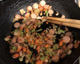中学男子弁当　オムライス作り方2写真