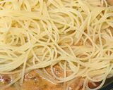 トマトホール缶&プチトマトの豆乳パスタ作り方4写真