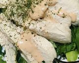 煮込みチキンの胡麻ドレッシングサラダ作り方3写真
