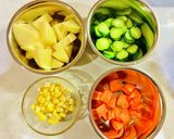 スーパーのお惣菜意識♡卵ポテトサラダ♡作り方1写真