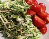 水菜のワサビ和え作り方2写真