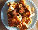 お弁当★サラダチキンパルメザンピカタ作り方4写真