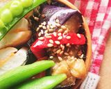お弁当★茄子とパプリカデパ地下風★副菜作り方5写真