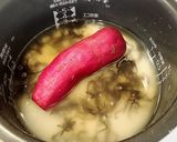 包丁いらず!!炊飯器でさつまいもご飯♪作り方3写真