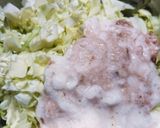 小麦粉、卵なしの米粉お好み焼き作り方4写真