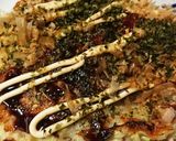 小麦粉、卵なしの米粉お好み焼き作り方12写真