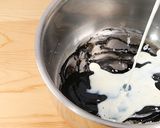 【便秘解消】寒天で作る黒ゴマプリン作り方2写真