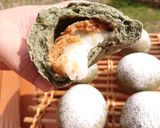よもぎきな粉餅あんパン作り方15写真