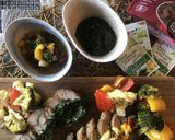 2種の薬膳ソースで食べるローストポーク作り方17写真