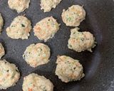 高野豆腐、野菜入り離乳食パンケーキ作り方2写真