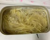 メスティンワンオペ超簡単たらこパスタ作り方4写真