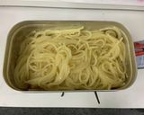 メスティンワンオペ超簡単たらこパスタ作り方5写真