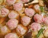 シャキ！っと食感♪れんこん肉団子鍋作り方6写真