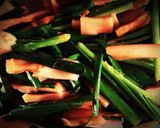 レンチンで旨辛ニラめんま作り方1写真