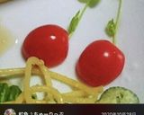 ミニトマトと青ネギで音符♪作り方30写真