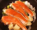 【簡単】体が温まる！鮭のクリーム煮作り方3写真
