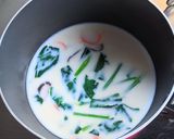 ほうれん草のミルク味噌汁作り方5写真