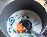 ほうれん草のミルク味噌汁作り方6写真