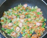 野菜たっぷり☆発芽米のカレーチャーハン作り方5写真