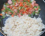 野菜たっぷり☆発芽米のカレーチャーハン作り方8写真