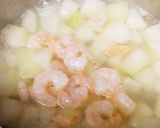 ほっこり美味しいエビと冬瓜の中華風スープ作り方4写真
