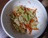 お弁当に♪簡単副菜彩り野菜のおかか和え☆作り方2写真