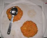 カボチャとニンジンのハンバーグ作り方5写真