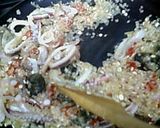 押麦入り♪ミックスパエリア基本レシピ作り方5写真