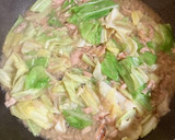 キャベツとツナの和風めんつゆバターそば☆作り方6写真