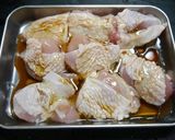 簡単！揚げない唐揚げ☆胡麻ポン酢風味作り方1写真