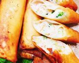 カニカマ＆ブロッコリーのクリーム春巻き作り方5写真
