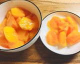 *とろとろ柿プリン*作り方1写真